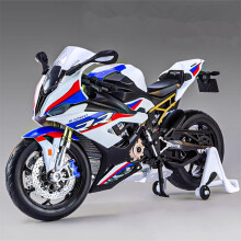 (Met schuimdoos) 1/9 S1000RR Alloy Racing Motorfiets Diecast Street Sports Motorfiets Model