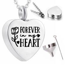 Einäscherung Schmuck für Asche Rose Blume Anhänger Halskette Souvenir Parfüm