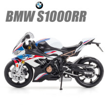 (Blauw)1/12 S1000RR Motorfiets Auto's Modellen Speelgoed Legering Diecast Shork-Absorber MotorfietsEen