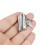 Personalized Name Pet Ashes Bottle Necklace Cylindrical Angel Wing 3