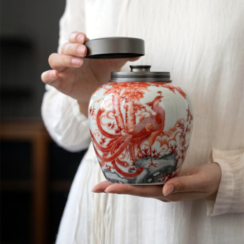Large Ceramic Ashes Urn Holders Memorials Ash Caskets Urns For Cremation
