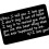 Small Engraved Wallet Card Keepsake Card Metal Love Note Anniversary 3