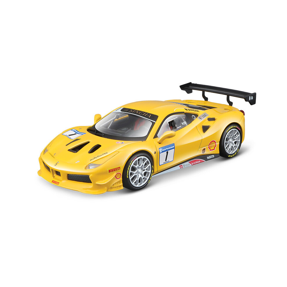 (488 HAASTE)1:43 488 CHALLENGE EVO 2020 racing model simulation car model alloy car toy men's-image-OPC-PH7X7CW-NEW