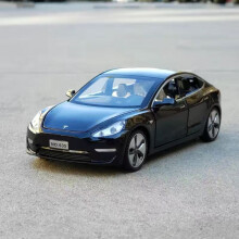 (Model 3 black)1:32 Model 3 Model S alloy car model die casting metal vehicle car model simulation