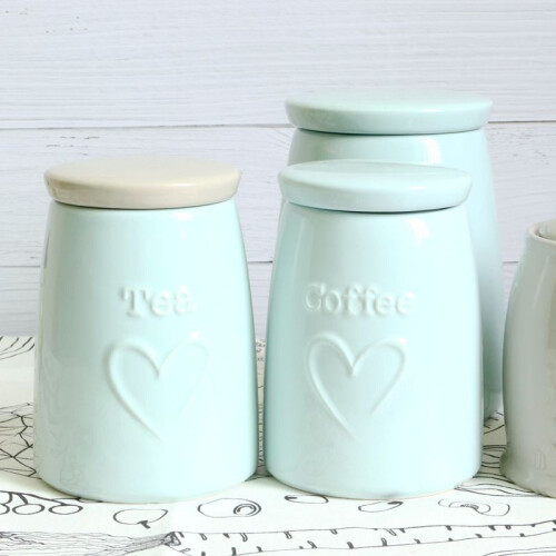 Ceramic coffee cans, sugar cans, storage cans, snacks, candy cans 2