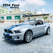 (2014 Mustang)1:24 Mustang (Need for Speed) Shelby GT500 Series Simulation Alloy Car Model Craft Decoration