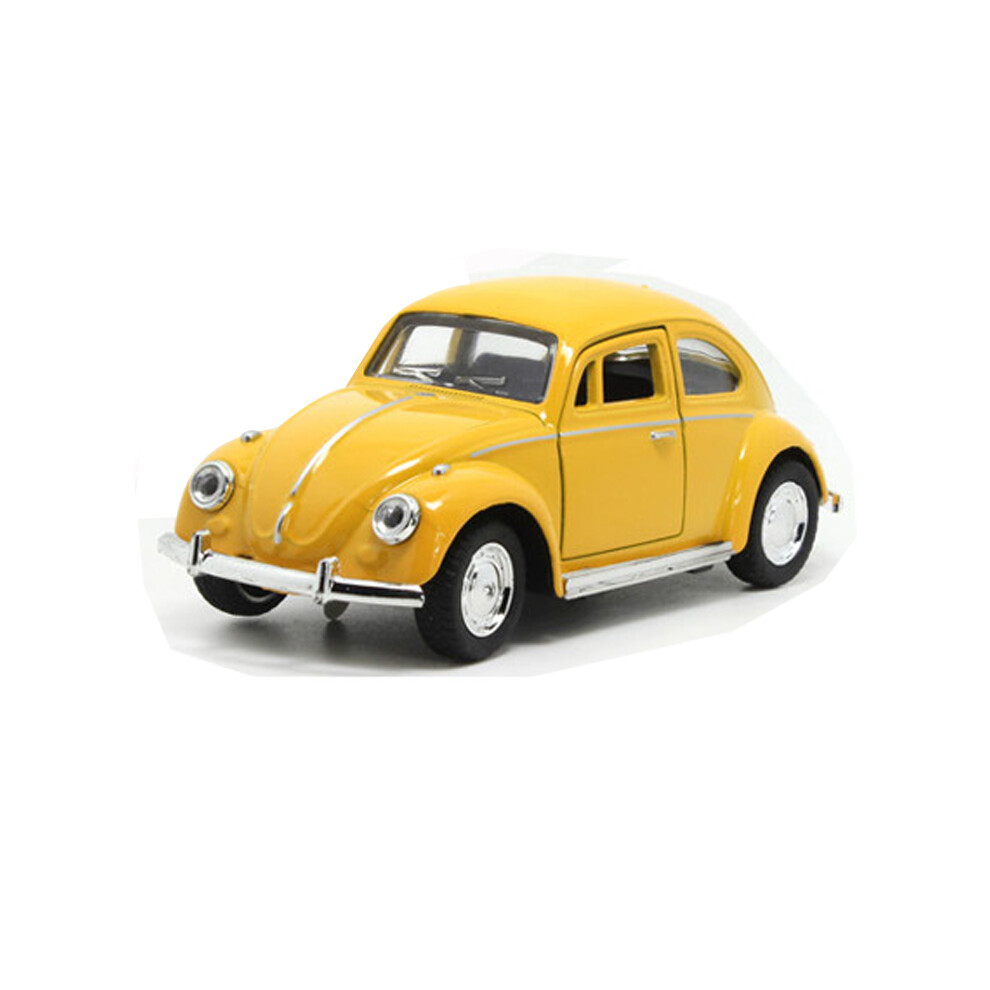 (Jaune) 1/36 Coccinelle Rétro Classique Voiture Moulée Sous Pression Modèle De Voiture Enfants Jouets