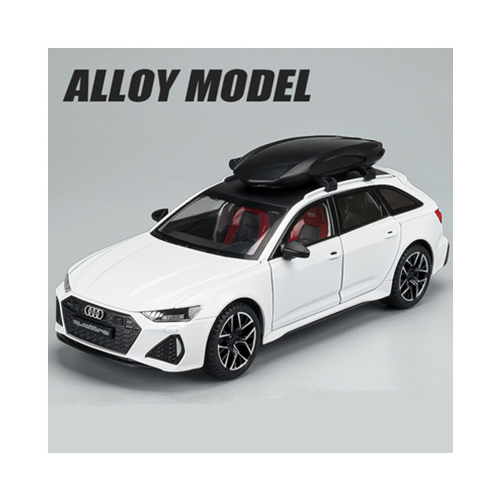 (White)1/24 RS6 Avant Station Wagon Track Alloy Racing Car Model Diecast Metal Toy Vehicle Car Model-image-OPC-PH7X7R5-NEW