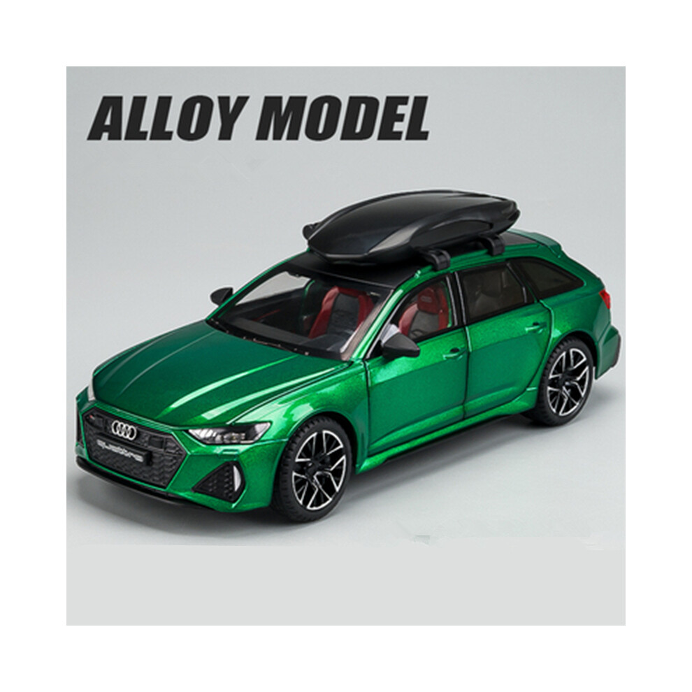 (Green)1/24 RS6 Avant Station Wagon Track Alloy Racing Car Model Diecast Metal Toy Vehicle Car Model-image-OPC-PH7X7RH-NEW