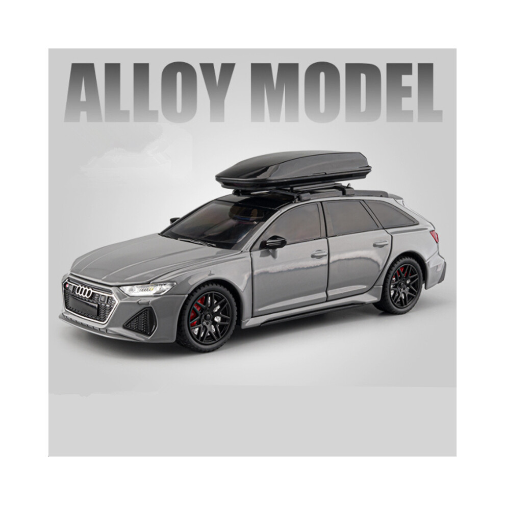 (Gray)1/24 RS6 Avant Station Wagon Track Alloy Racing Car Model Diecast Metal Toy Vehicle Car Model-image-OPC-PH7X7TY-NEW