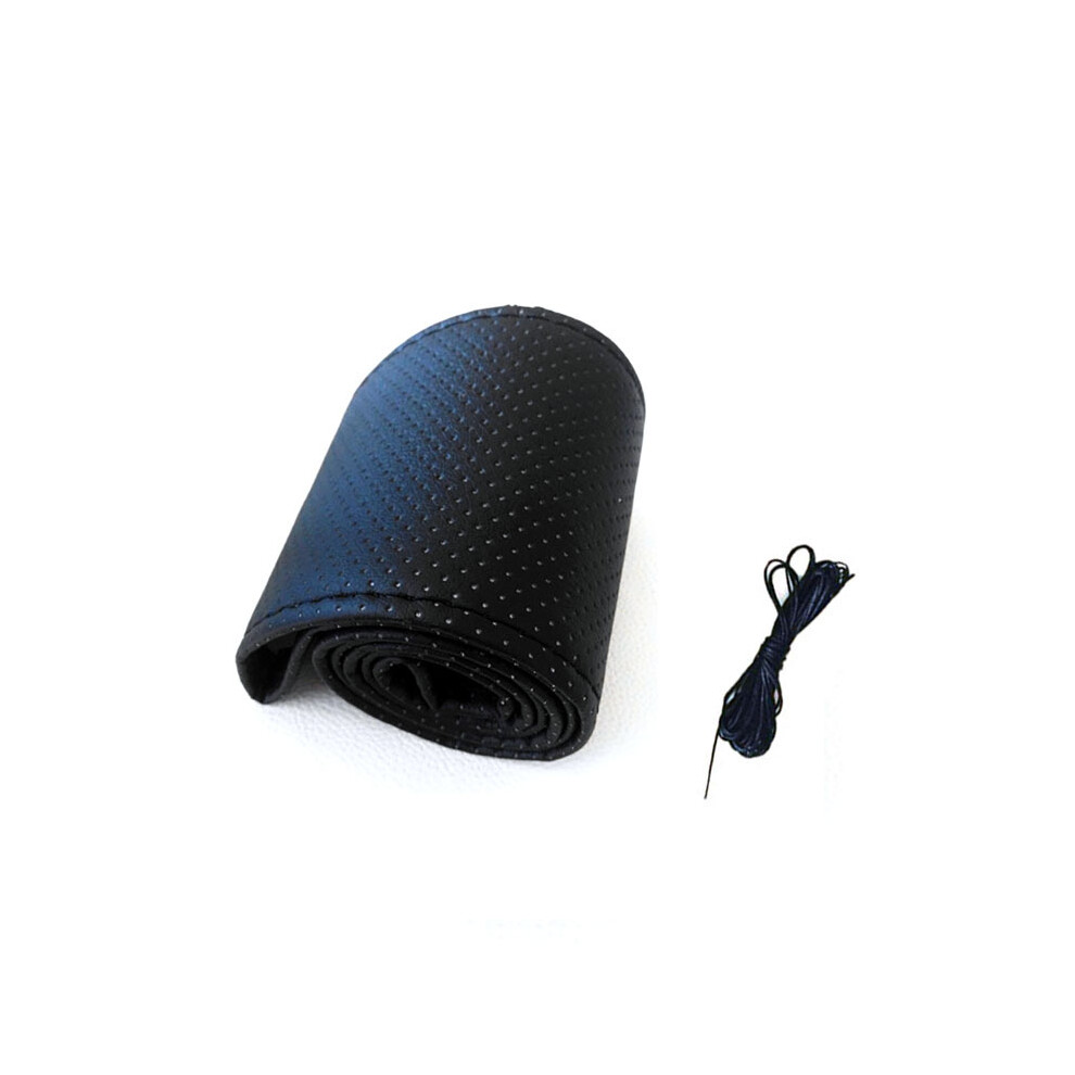 (B-)Steering Wheel Braid Car Steering Wheel Cover With Needles And Thread Artificial Leather Diameter Black 9319708092301