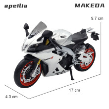 (apeilia RSV4 RR10006)1/12 S1000RR metalliseos Diecast Moottoripyörä malli Lelukokoelma Harrastukset