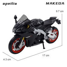 (apeilia RSV4 RR10005)1/12 S1000RR metalliseos Diecast Moottoripyörä malli Lelukokoelma Harrastukset