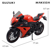 (SUZUKI GSx R1000R7)1/12 S1000RR metalliseos Diecast Moottoripyörä malli Lelukokoelma Harrastukset Shork-absorber