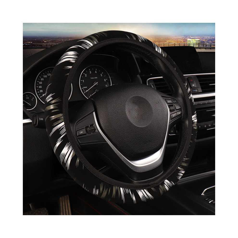 (noir) 1pc accessoires de voiture housse de volant sur housse de volant, accessoires de voiture
