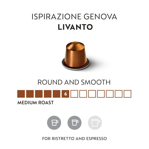 Nespresso 50 Capsules Livanto Nespresso 2