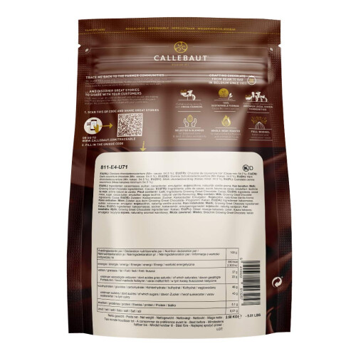 Callebaut CALLEBAUT fonc? chocolat noir chocolat 2,5 kg 1
