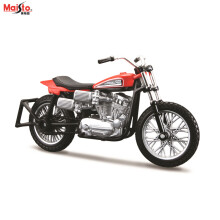 (1972 xR750 Racing) 1:18 Harley-Davidson Motorfiets 1948 FL Panhead automodel lichtmetalen motorfiets