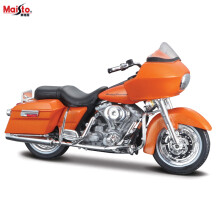 (2002 FLTR Road Glide)1:18 Harley-Davidson Motorcycle 1999 FLHR Road King Red Alloy Motorcycle Model