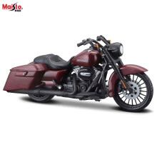 (2017 Road King) 1:18 Harley-Davidson Motorfiets 1999 FLHR Road King Rode Legering Motorfiets Model