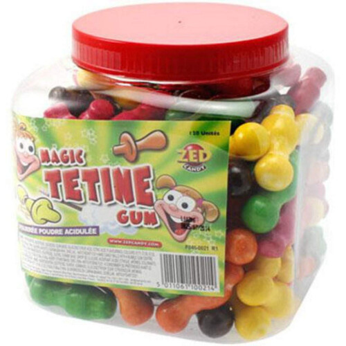 Zed Candy Magic T?tine Gum , 120 Unit ? (Lot De 1)