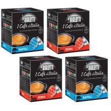 Bialetti: Two Pair Napoli + Roma Set of 64 Capsules * (2+2) * by Bialetti