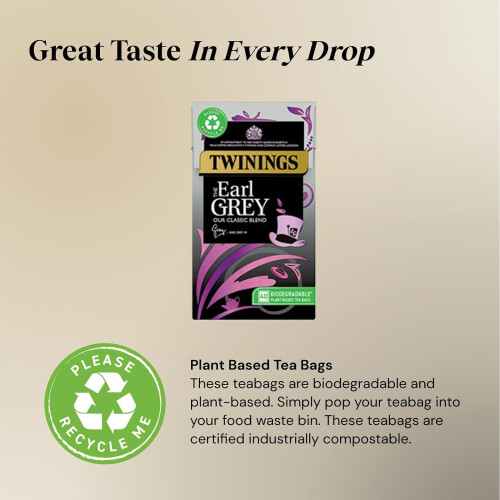 Twinings Twinings - Th? Earl Grey - lot de 4 bo?tes de 50 sachets de th? 1