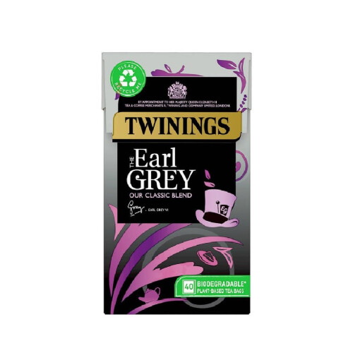 Twinings Twinings - Th? Earl Grey - lot de 4 bo?tes de 50 sachets de th?