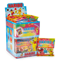 HARIBO Happy Life Assortiment de Bonbons G?lifi?s Pr?t ? Vendre de 30 Sachets-40g - total 1,2kgs