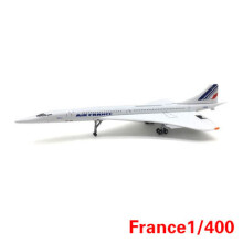 (France 400)1: 200 Concorde Air France and Concorde British Airways Supersonic Aircraft Alloy Diecast