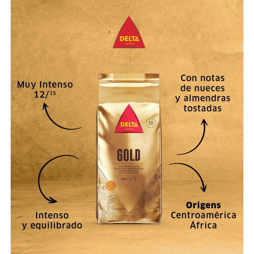 Caf? en grains DELTA CAFES GOLD 1 kg 2