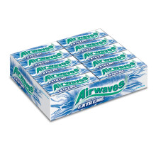 AIRWAVES Chewing-Gum Extr?me Menthol Fort/Eucalyptus 30 ?tuis de 10 Drag?es 420 g