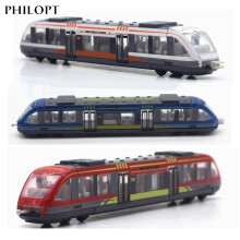 (Random color 1 pc) Simulation alloy metal high-speed train die-cast train toy model Educational toys