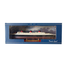 (B)Diecast Alloy 1:1250 Scale World Luxury Cruise Normandy LUSITANIA French Cruise Ship Model