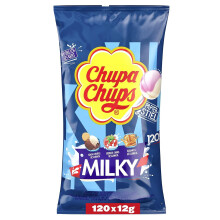 Chupa Chups Milky Lollipops Sac Enfants Sweets - 100