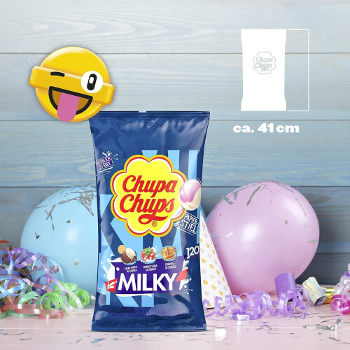 Chupa Chups Chupa Chups Milky Lollipops Sac Enfants Sweets - 100 2