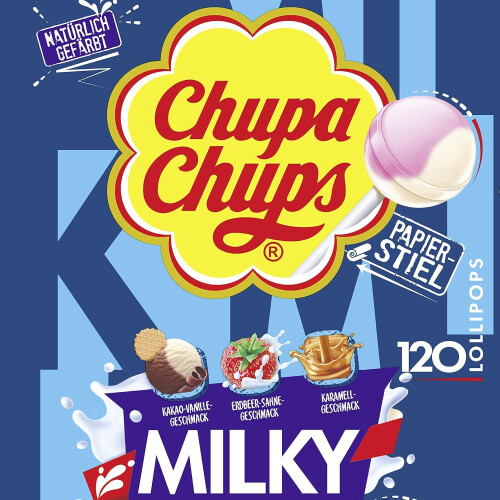 Chupa Chups Chupa Chups Milky Lollipops Sac Enfants Sweets - 100 1