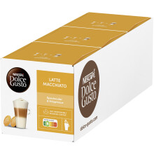 NESCAF? DOLCE GUSTO Latte Macchiato - Capsule - 96 capsules - 48 unit?s - Caf? machine ? capsules - Ar?mes naturels - Caf? torr?fi? fonc? - Conserver