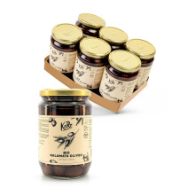 KoRo - Olives Kalamata Bio avec noyau 6 x 400 g - aromatique unique - olives naturelles en saumure - provenance Gr?ce