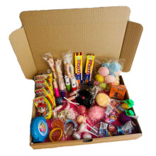 Assortiment de confiseries r?tro - Box ? bonbons r?tro - Confiseries d'antan - Cadeau original - 53 pi?ces, multicolore