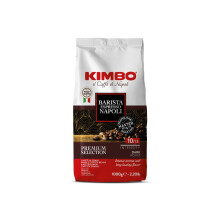KIMBO - Espresso Napoli - Caf? Grain Arabica Et Robusta - Italien Authentique - Intensit? 10 / Dark Roast - Lot de 6 Paquets de 1 kg