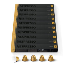 Nespresso Original ? Bundle 100 Capsules de caf? Volluto ? Intensit? 4 ? Pour Espresso & Cappuccino Recette Lait ? (10 ?tuis de 10)