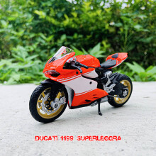 (1199 Superleggra)1:18 Ducati Monster 2021 Super Naked V4 S Original Authorized Simulation Alloy