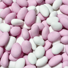 Drag?es amande variation blanc et rose 1kg - pas cher de qualit? - environ 240 drag?es - Fabrication artisanale en France