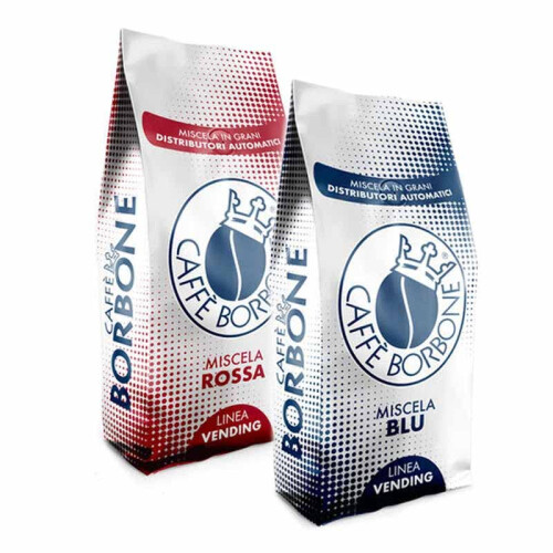 CAFF? BORBONE Caf? en grains m?lange ROUGE et BLEU 500 gr x 2