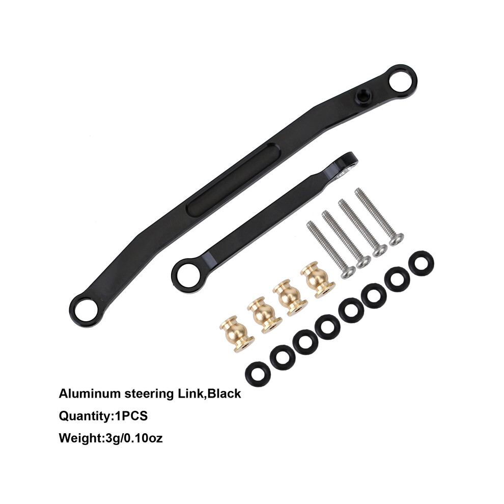 (Steering Link)Brass Counterweight Steering Knuckles Wheel Hex Shock Absorber Axle Cover For Rc Crawler 9319708095760