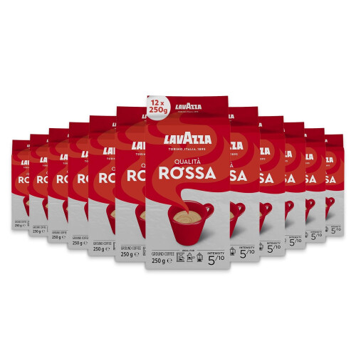 Lavazza Lavazza - Caff? macinato Qualit? Rossa, 12 confezioni