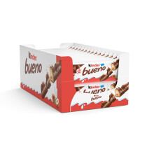 Kinder Bueno - 2 barrette da 43 g ? confezione da 30 pezzi
