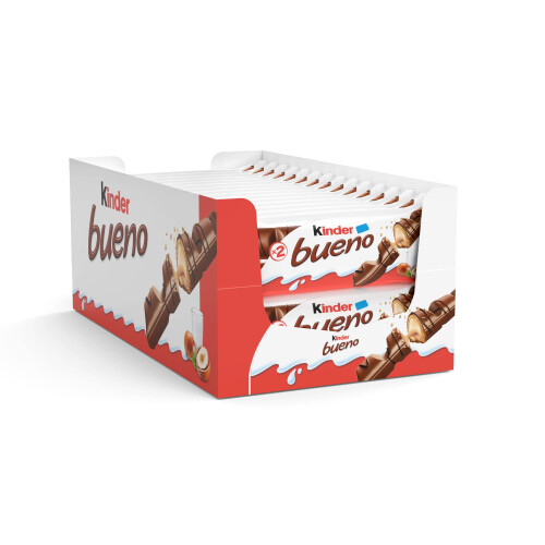 Kinder Bueno - 2 barrette da 43 g ? confezione da 30 pezzi