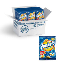 Yonkers, Snack al Formaggio, Irresistibili Anelli al Gusto Formaggio, Non Fritti, 40x30g (40 sacchetti da 30g)
